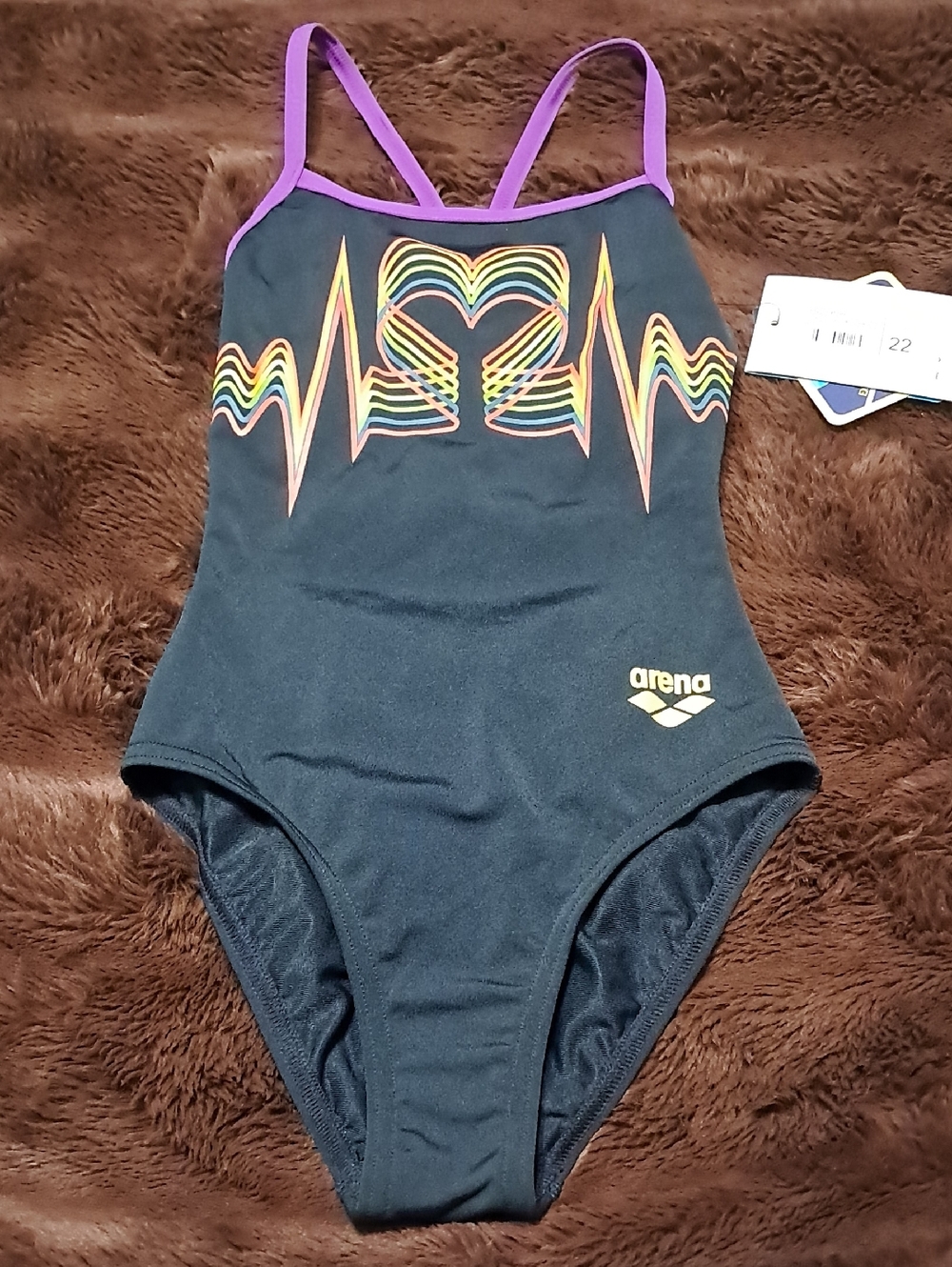 NWT! Girls Arena Swimwear Size 22(equivalent To Size S)